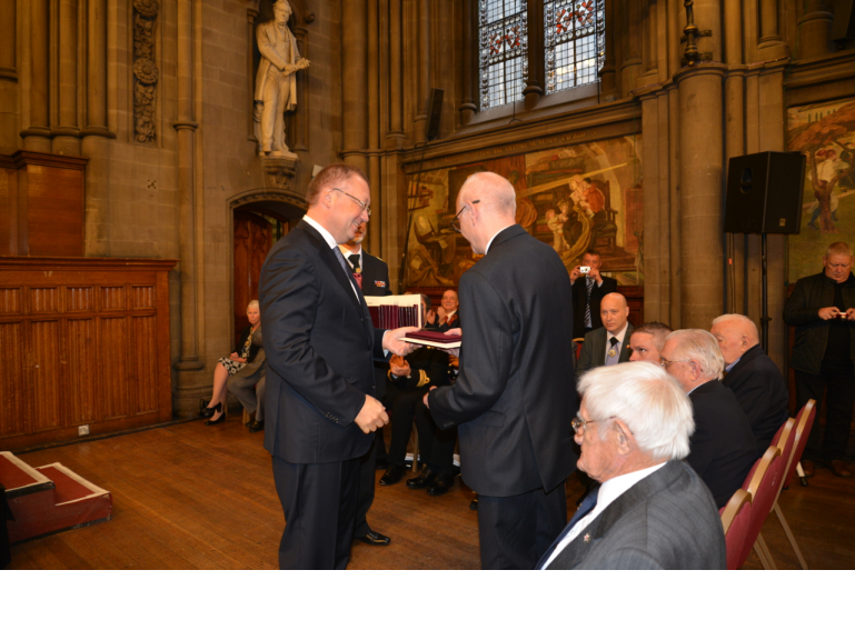 Ushakov Medals presented to 73 veterans of the Arctic Convoys in Manchester