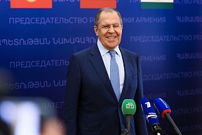 Выступление и ответы на вопросы СМИ Министра иностранных дел Российской Федерации С.В.Лаврова в ходе пресс-конференции по итогам заседания СМИД ОДКБ, Ереван, 10 июня 2022 года Выступление и ответы на вопросы СМИ Министра иностранных дел Российской Федерации С.В.Лаврова в ходе пресс-конференции по итогам заседания СМИД ОДКБ, Ереван, 10 июня 2022 года